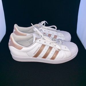 Rose Gold Adidas Superstar